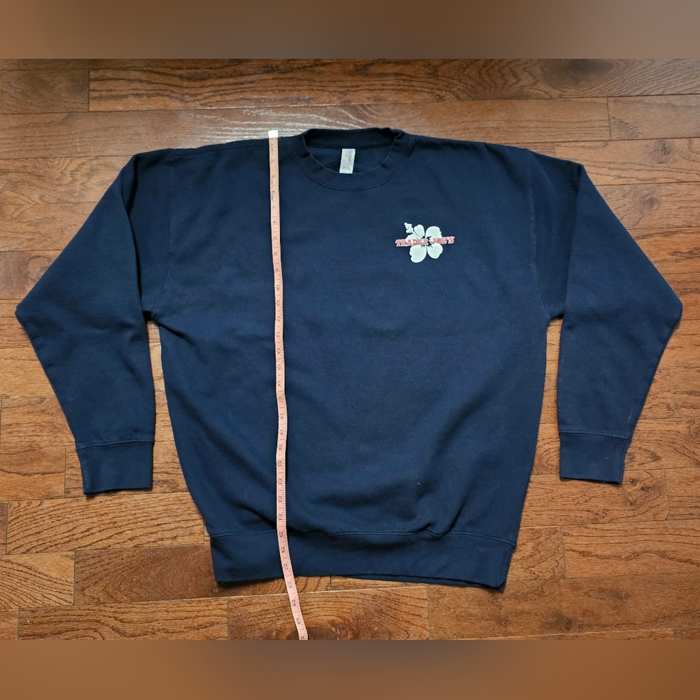 Navy Blue Trader Joe's Crewneck Sweater